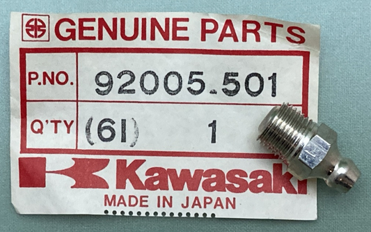 NEW GENUINE KAWASAKI 92005-501 GREASE NIPPLE