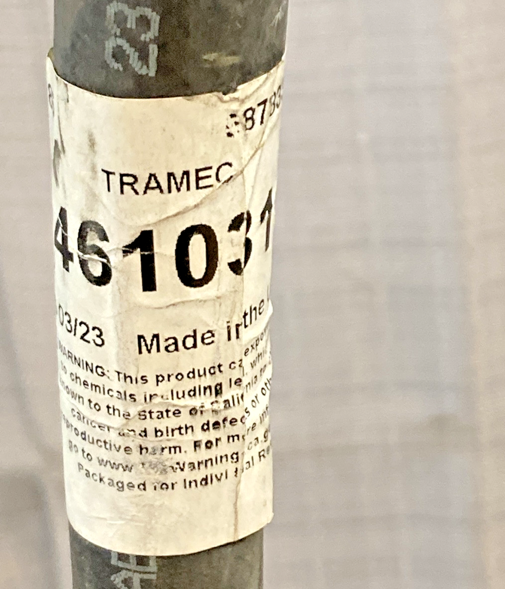 QTY 2 NEW GENUINE TRAMEC SLOAN 461031 AIR HOSE ASSEMBLY