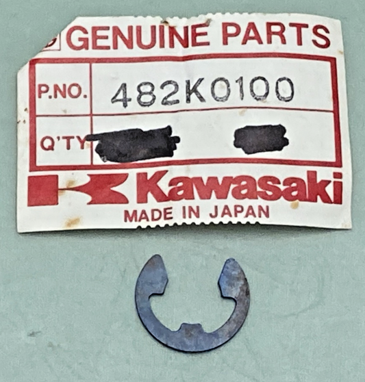 QTY 10 NEW GENUINE KAWASAKI 482K0100 Cir Clip