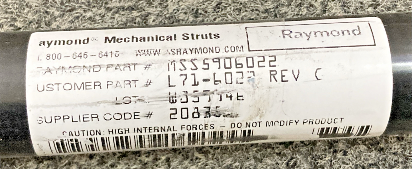 NEW GENUINE RAYMOND MSS5906022 HOOD SHOCK