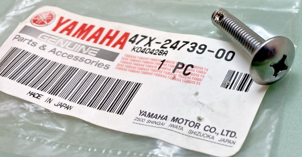 NEW GENUINE YAMAHA 47X-24739-00 Bolt, Seat Fitting