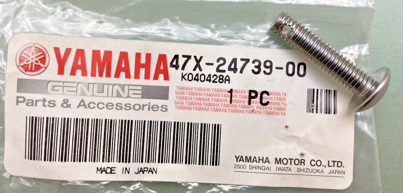 NEW GENUINE YAMAHA 47X-24739-00 Bolt, Seat Fitting