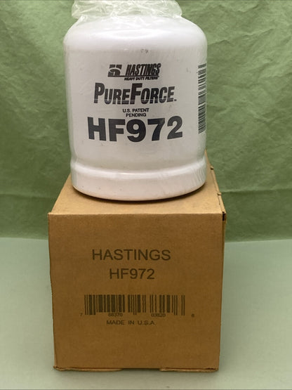 NEW GENUINE HASTINGS HF972 Medium Pressure Hydraulic Spin-on Filter/BALDWIN