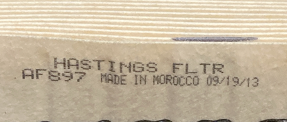 NEW GENUINE HASTINGS AF897 Engine Air Panel Element/BALDWIN