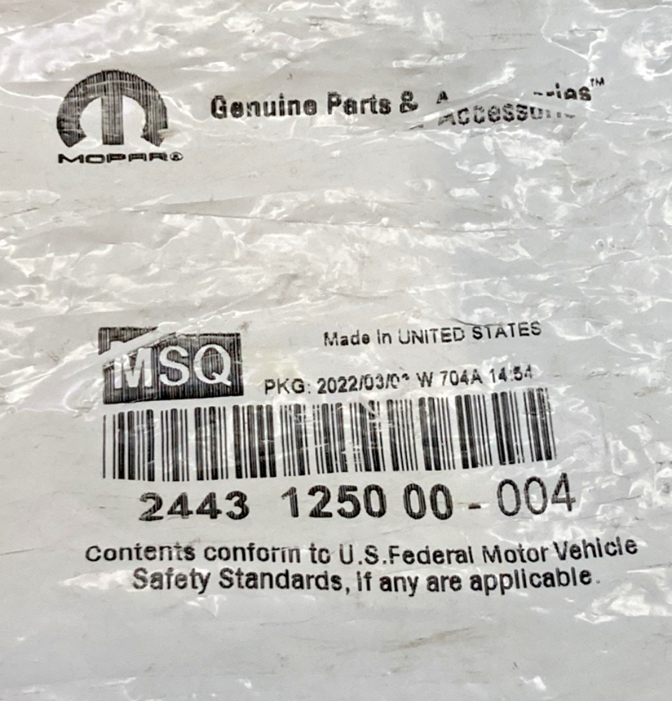 QTY 2 NEW GENUINE MOPAR 2443125000 TIMING CHAIN GUIDE