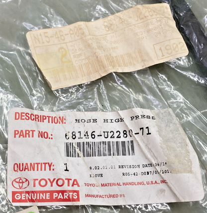 NEW GENUINE TOYOTA 68146-U2280-71 HIGH PRESSURE HOSE