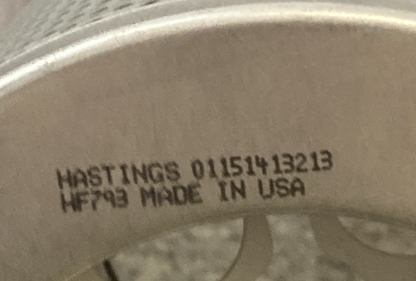 NEW GENUINE HASTINGS HF793 HYDROLIC OIL FILTER ELEMENT BALDWIN