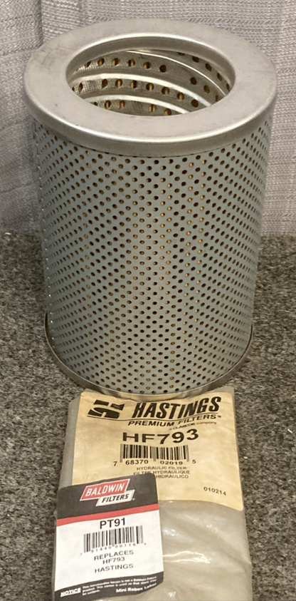 NEW GENUINE HASTINGS HF793 HYDROLIC OIL FILTER ELEMENT BALDWIN