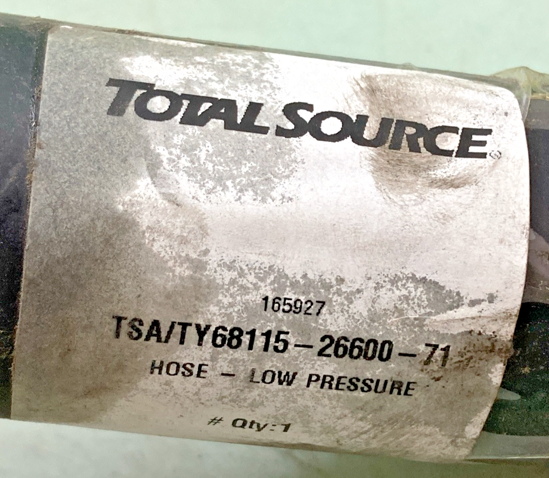 NEW GENUINE TOTAL SOURCE 68115-26600-71 LOW PRESSURE HOSE