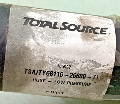 NEW GENUINE TOTAL SOURCE 68115-26600-71 LOW PRESSURE HOSE