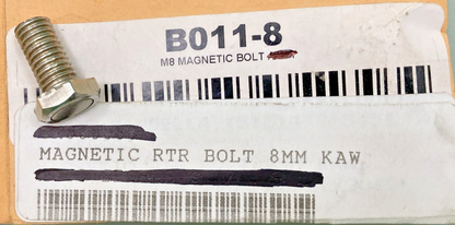 NEW REPLACES TRAILTECH B011-8 MAGNETIC ATV BOLT,  8mm (KTM), NO SHOULDER