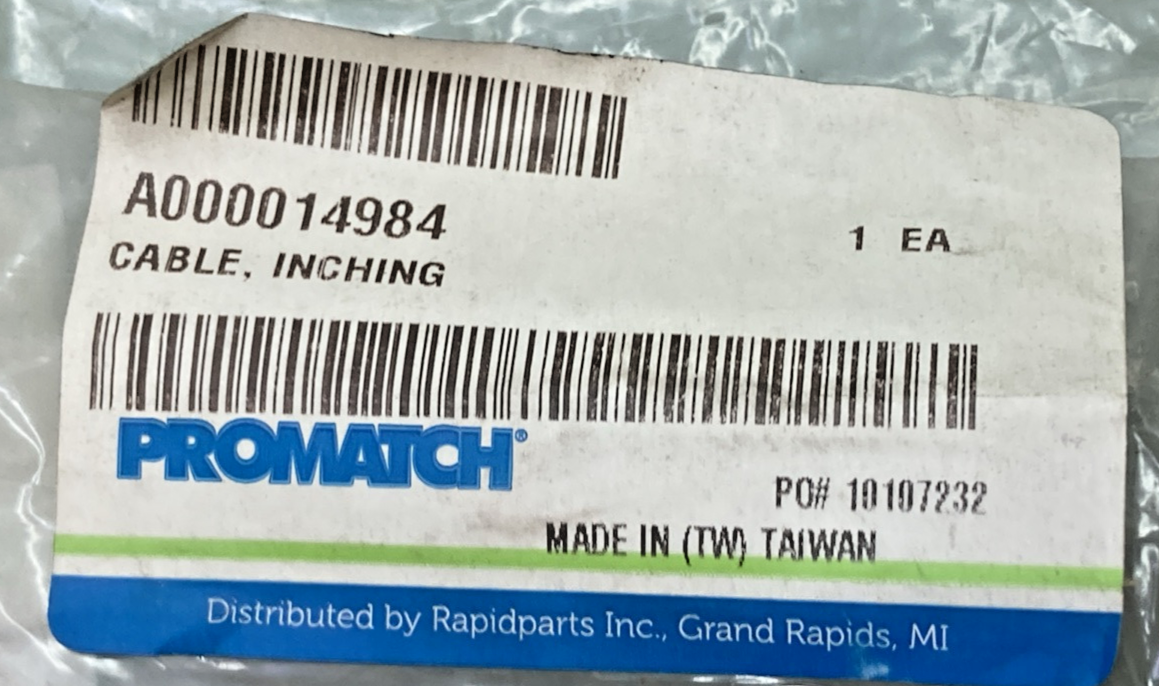 NEW GENUINE PROMATCH A000014984 INCHING CABLE FOR CATERPILLAR