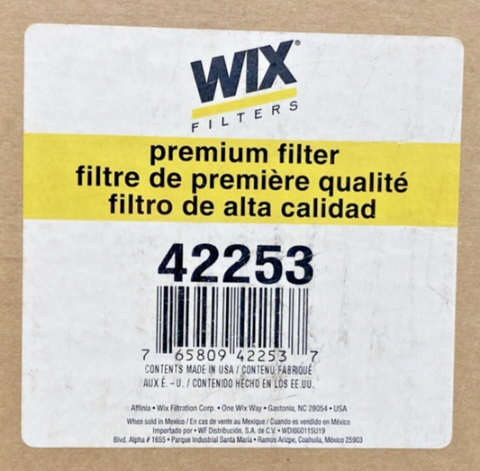 NEW GENUINE WIX 42253 AIR FILTER