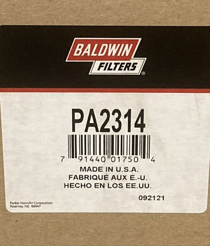 NEW GENUINE BALDWIN PA2314 Axial Seal Air Filter Element