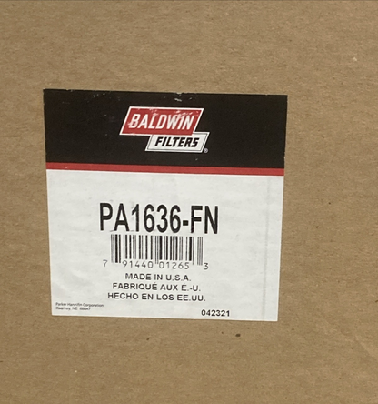 NEW GENUINE BALDWIN PA1636-FN  Axial Seal Air Filter Element