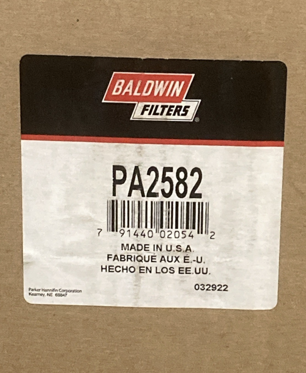 NEW GENUINE BALDWIN PA2582 Axial Seal Air Filter Element