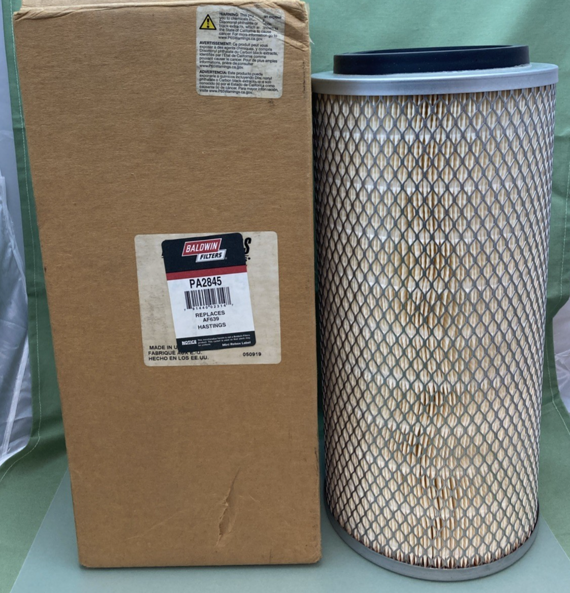 NEW GENUINE HASTINGS AF639 AIR FILTER