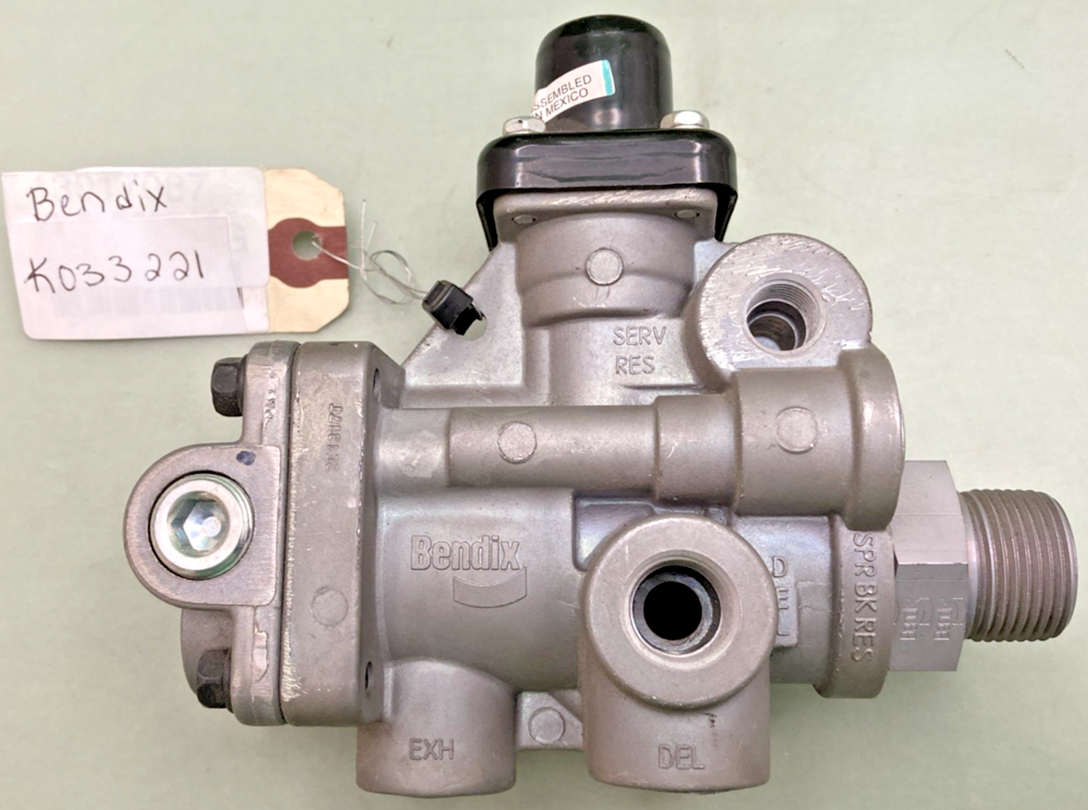 NEW GENUINE BENDIX K033221 VALVE SR-5, SPRING BRAKE VALE