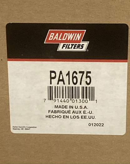 NEW GENUINE BALDWIN PA1675 Axial Seal Air Filter Element