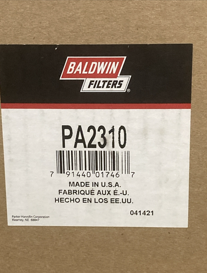 NEW GENUINE BALDWIN PA2310 Axial Seal Air Filter Element with extra gasket