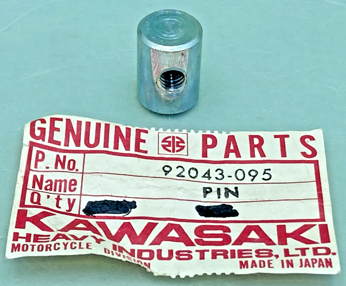 QTY 2 NEW GENUINE KAWASAKI 92043-095 Rear Brake Rod Pin