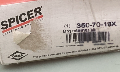 NEW GENUINE SPICER 350-70-18X BEARING RETAINER KIT
