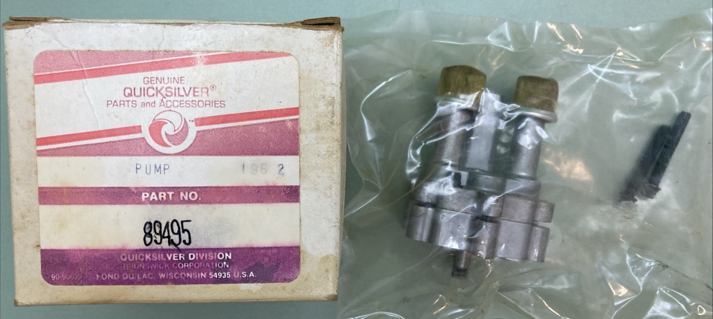 NEW GENUINE MERCURY QUICKSILVER 89495 PUMP