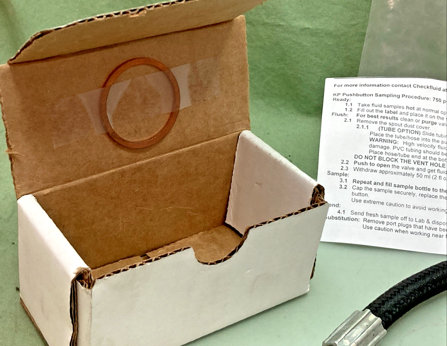 NEW GENUINE CHECKFLUID KP023 OIL TEST KIT