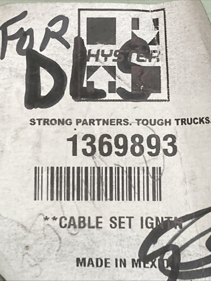 NEW GENUINE HYSTER 1369893 IGNITION CABLE SET