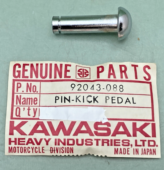 QTY 2 NEW GENUINE KAWASAKI 92043-088 PIN-KICK PEDAL