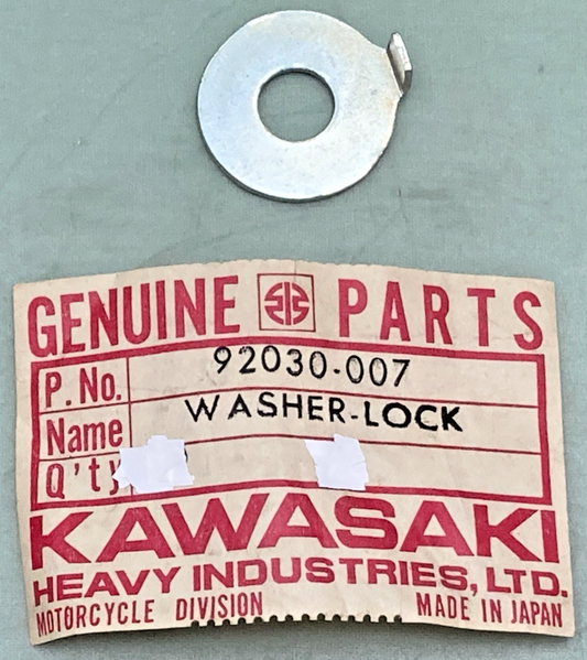 QTY 6 NEW GENUINE KAWASAKI 92030-007 Lock Washer
