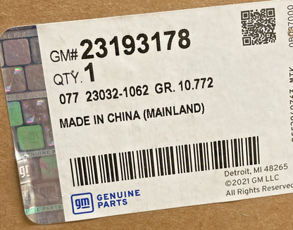 NEW GENUINE GM 23193178 MOLDING ASSEMBLY, REAR SIDE DOOR WINDOW UPPER REVEAL