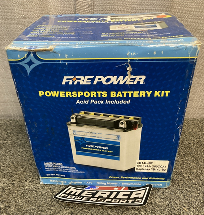 New Genuine Firepower CB14L-B2 Powersports Battery