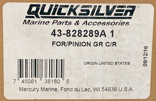 NEW GENUINE Mercury 43-828289A1 Gear Set