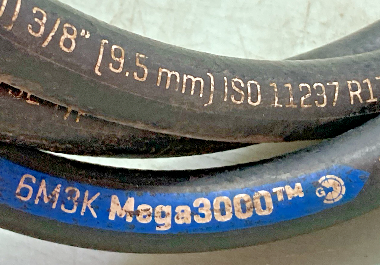 NEW GENUINE GATES 6M3K MEGA 3000 HOSE 7' 10"