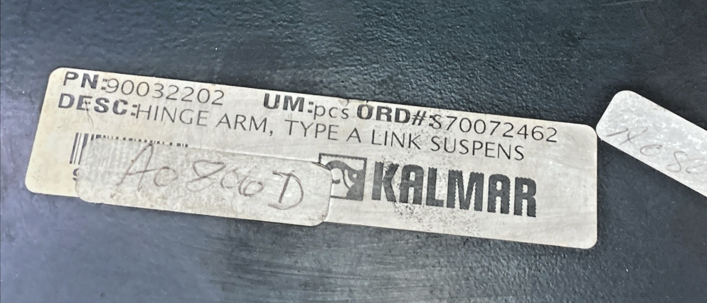 NEW GENUINE KALMAR 90032202 HINGE ARM TYPE A LINK SUSPENSION