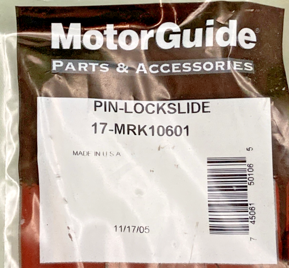 NEW GENUINE MOTORGUIDE 17-MRK10601 Lockslide Pin
