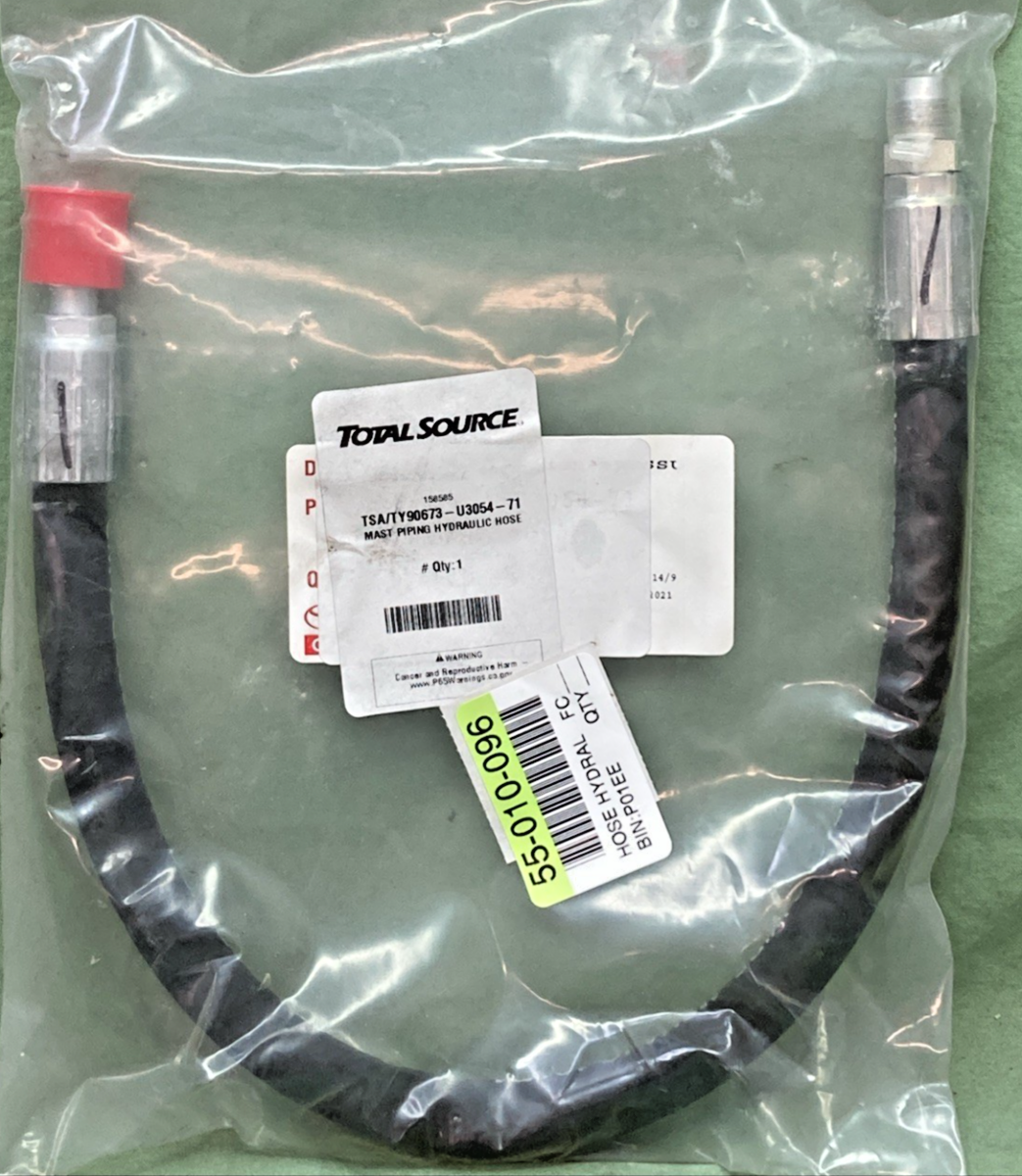 NEW GENUINE TOTAL SOURCE 90673-U3054-71 MAST PIPING HYDRAULIC HOSE FOR TOYOTA
