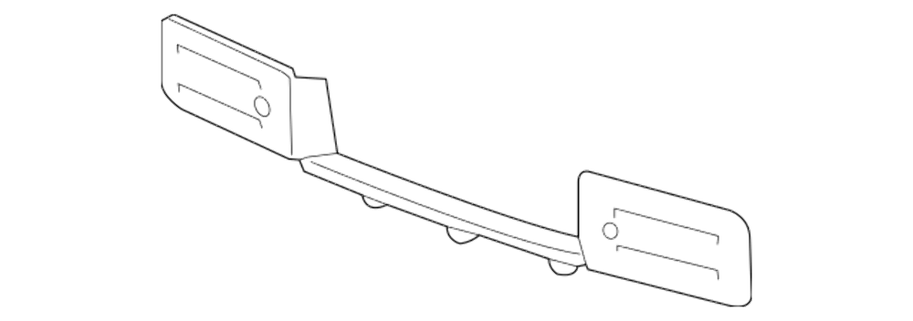 NEW GENUINE GM 23476442 FILLER ASSEMBLY, FRONT BUMPER