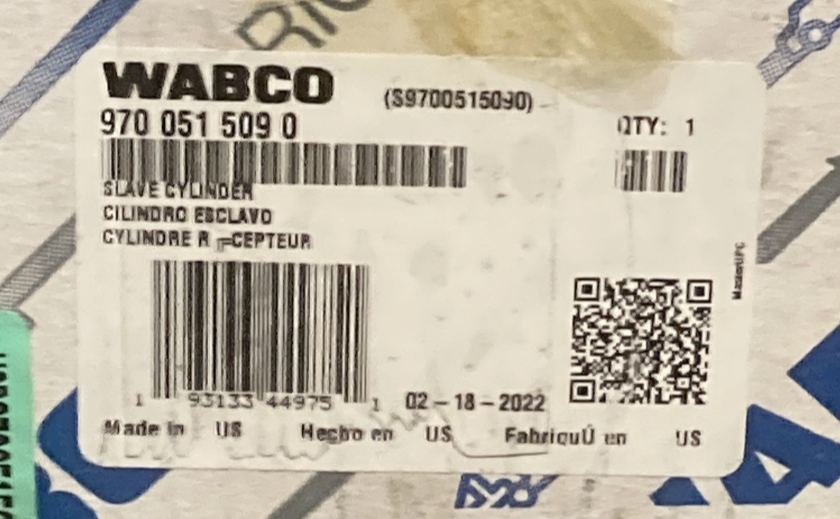 NEW GENUINE WABCO 9700515090 - Clutch Slave Cylinder