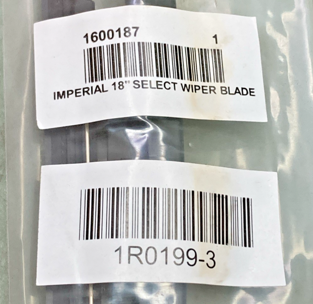 NEW GENUINE IMPERIAL 160018-7 UNIVERSIAL WIPER BLADE 18" CROWN SELECT SERIES