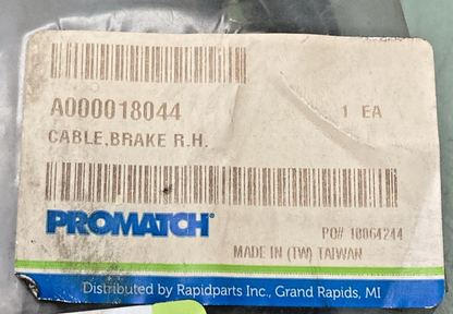 NEW GENUINE PROMATCH A000018044 BRAKE CABLE RH