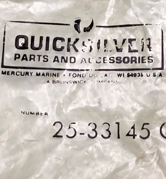 QTY 5 NEW GENUINE MERCURY 25-33145 O-RING