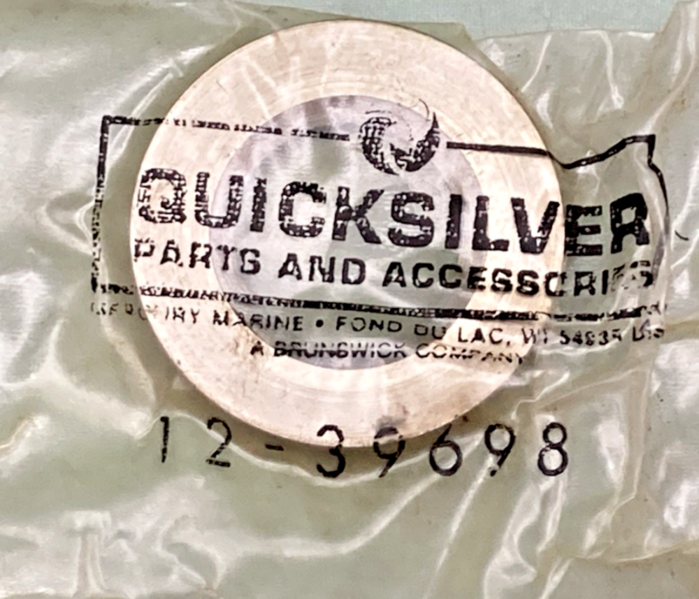 NEW GENUINE MERCURY 12-39698 WASHER
