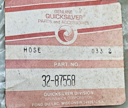 NEW GENUINE MERCURY 32-87558 TRIM HOSE