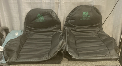 NEW National Seats 231528-79 CVR HIBK 20" R&L BLK LTHR VNT SET PERSONALIZED
