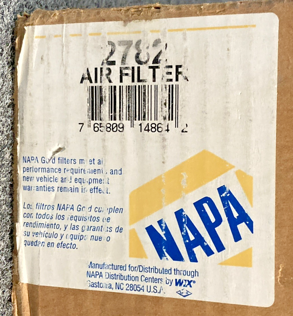 NEW GENUINE NAPA 2782 DYNACELL T-519 AIR FILTER ELEMENT