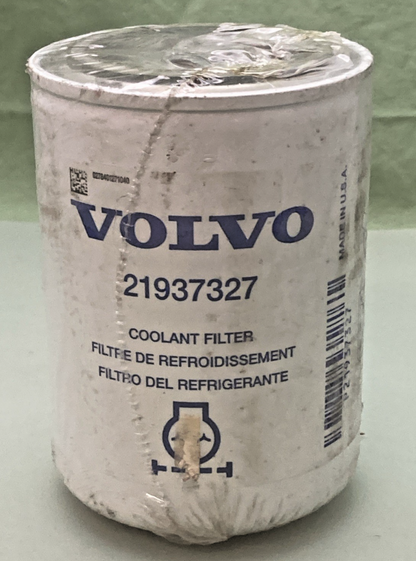 NEW GENUINE VOLVO 21937327 Engine Coolant Filter-Spin-On, M16 x 1.5 Thread Size