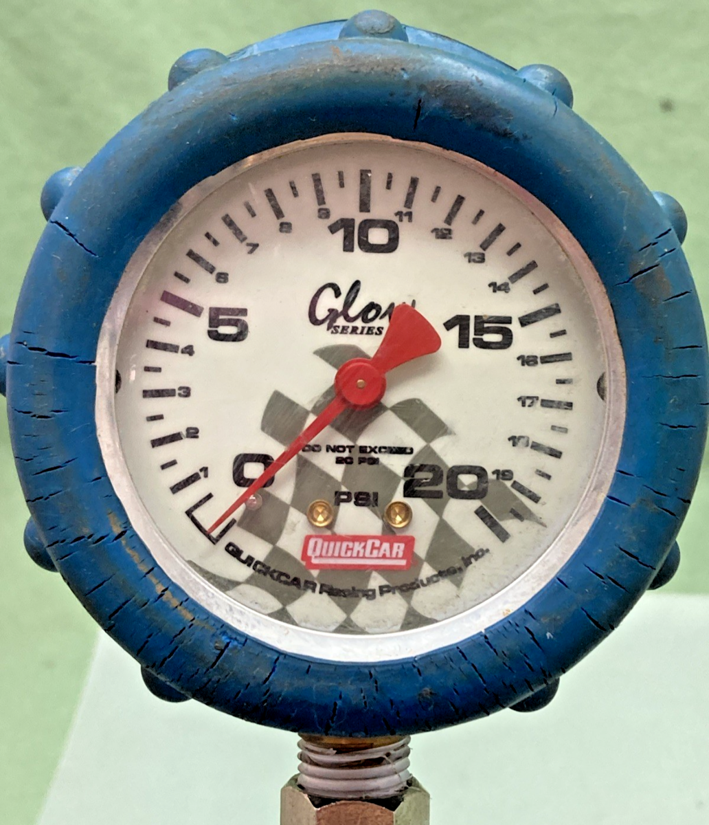 GENUINE QUICK CAR 56-021 TIRE PRESSURE GAUGE