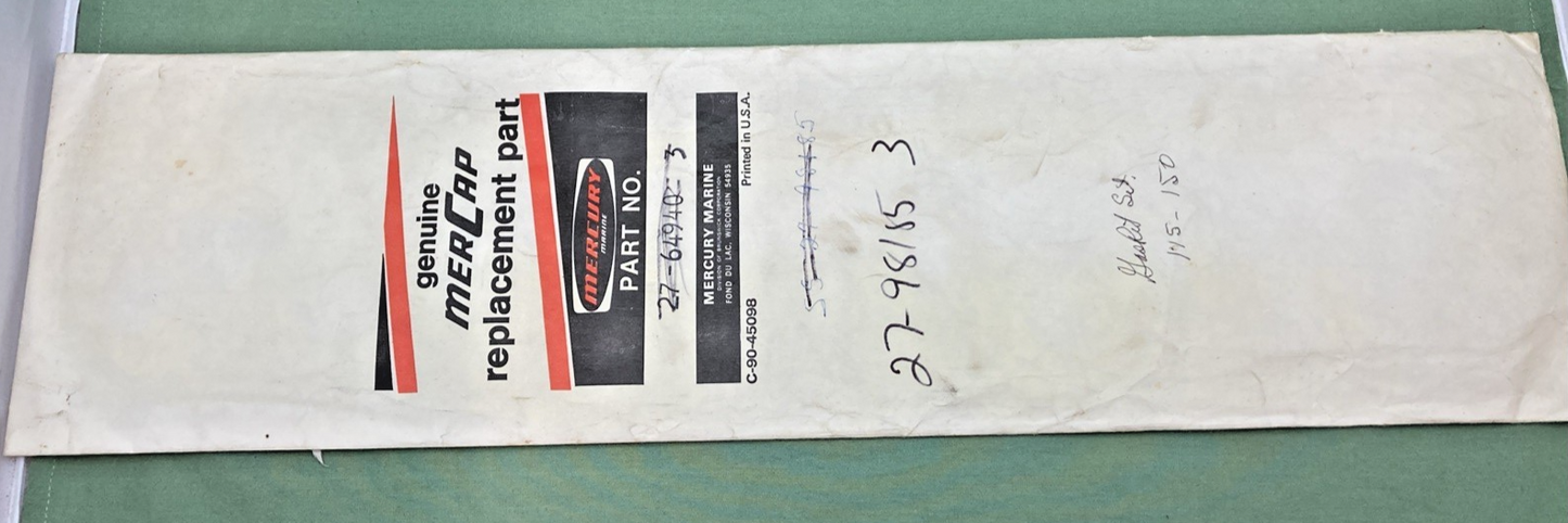 NEW GENUINE MERCURY 27-98185 Cylinder Block Cover